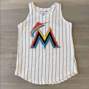 Genuine Merchandise Girls Marlins Glitter Tank